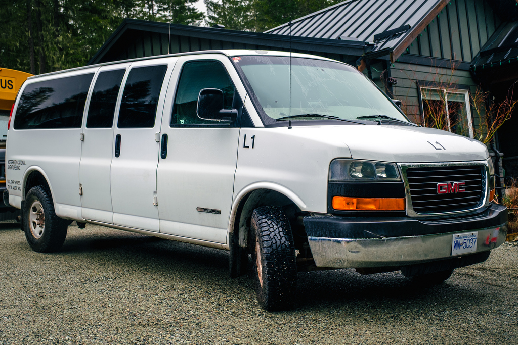 Western Educational Adventures charter van