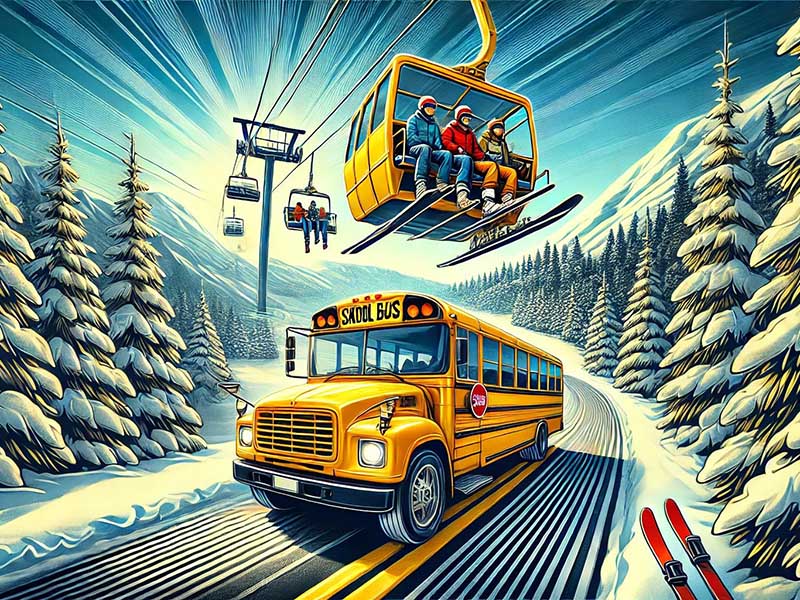 Bus from Victoria to Mt. Washington Resort